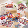 Olycraft 6Pcs 6 Styles Mini Cloth Turkey-Persia Carpet DIY-OC0012-26-4