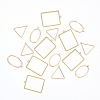 BENECREAT 30Pcs 3 Style Brass Pendants KK-BC0001-88G-4