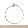 Flower Alloy Arm Cuff Bangles for Girl Women LS-AJEW-A063-01E-P-5