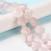 Natural Rose Quartz Beads Strands G-K357-C12-01-2
