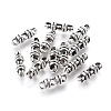 Tibetan Style Alloy Spacer Bars TIBEB-Q061-17AS-RS-1