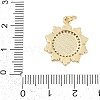 Brass Micro Pave Cubic Zirconia Pendants KK-I723-44G-3