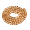 Transparent Glass Beads Strands GLAA-R041-8x8mm-A06-2