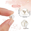 SUNNYCLUE 200Pcs ABS Plastic Imitation Pearl Bead KY-SC0002-03-2