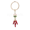 Porcelain & Alloy Enamel Keychain KEYC-JKC01156-03-1