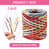 Segment Dyed Raffia Paper Cords for DIY Craft OCOR-WH20020-27H-2