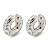 304 Stainless Steel Cuff Earrings EJEW-G377-04C-1