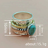 Alloy and Resin Finger Rings FS-WGDE678-05-5