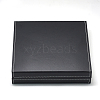 Plastic Imitation Leather Jewelry Set Boxes OBOX-Q014-28-1