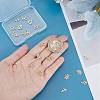 24Pcs 12 Style 12 Constellations Manual Polishing 304 Stainless Steel Charms STAS-SC0004-55-3
