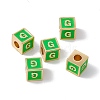 Rack Plating Brass Enamel Beads KK-B060-04G-02G-3