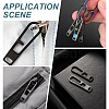Titanium Alloy Zipper Pull Tabs PALLOY-WH0048-33B-5