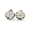 Non-Tarnish 201 Stainless Steel Stud Earrings Findings STAS-O004-07B-P-2