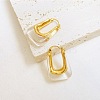 Zinc Alloy Resin Hoop Earrings FS-WG1C3F9-06-1