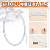 Plastic Covered Steel Boning for Bridal Dress Bustle DIY-WH0304-604B-3
