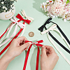Big Bowknot Polyester Alligator Hair Clips AJEW-CP0008-39A-3