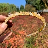 Natural Citrine Hair Bands PW-WGC1C33-52-1