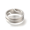 304 Stainless Steel Rings for Women RJEW-S238-07P-3