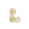 Plated Alloy Enamel Pendants PALLOY-D065-01LG-2