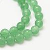 Natural Green Aventurine Bead Strands G-P281-01-6mm-6