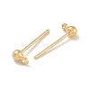 Brass Studs Earring Findings KK-H503-29G-01-2