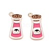 Halloween Theme Alloy Enamel Pendants ENAM-T020-07I-2