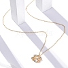 925 Sterling Silver Colorful Cubic Zirconia Constellation Pendant Cable Chain Necklaces for Women STER-R009-01G-02-2