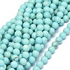 Natural Magnesite Beads Strands G-F604-04-8mm-1