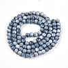 Baking Paint Glass Beads Strands DGLA-N003-8mm-C07-3