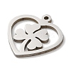 Non-Tarnish 201 Stainless Steel Pendants STAS-E206-06P-02-2