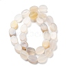 Natural White Agate Beads Strands G-P559-B11-01-4