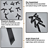6Pcs Polyester Bowknot Hanging Streamer AJEW-SP0002-71A-4