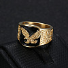 304 Stainless Steel and Enamel Finger Rings for Men FS-WG4515C-01-1