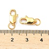 Brass Lobster Claw Clasps KK-H532-18G-3
