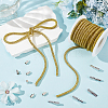 7.1 Yards Glass Rhinestone Synthetic Rubber Round Cord DIY-GF0013-74A-4