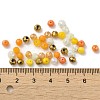 Electroplate Glass Beads GLAA-D020-01F-4