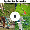 Plastic & Steel Replacement Heads for Electric Cordless Lawn Mower FIND-WH0173-350B-7