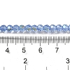 Electroplate Transparent Glass Beads Strands LS-EGLA-A035-T4mm-L14-4