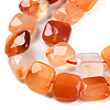 Natural Agate Beads Strands G-H024-D01-01-4