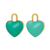 304 Stainless Steel with Enamel Charms SA-OY001-66G-3