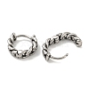 316 Surgical Stainless Steel Hoop Earrings for Women and Men EJEW-D096-15E-AS-2