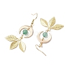 Brass Dangle Earrings EJEW-TA00532-4