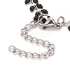 Enamel Wheat Link Chains Bracelet BJEW-P271-02P-5