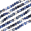 CHGCRAFT 4 Strands Natural Sodalite Beads Strands G-CA0001-11-1