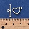 Sterling Silver Toggle Clasps X-STER-A008-46-3