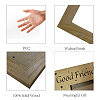 Natural Wood Word Forever Photo Frames AJEW-WH0292-035-3