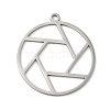 Non-Tarnish 201 Stainless Steel Pendants STAS-B049-20P-1