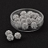 Grade A Rhinestone Pave Disco Ball Beads RB-Q101-12-1