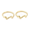 Brass Finger Rings RJEW-A001-04G-1