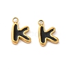 304 Stainless Steel Enamel Charms STAS-L022-292G-K-1